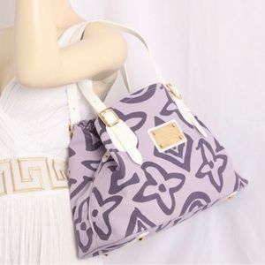 limited edition Louis Vuitton Tahitienne Cabas GM Lilac tote bag
